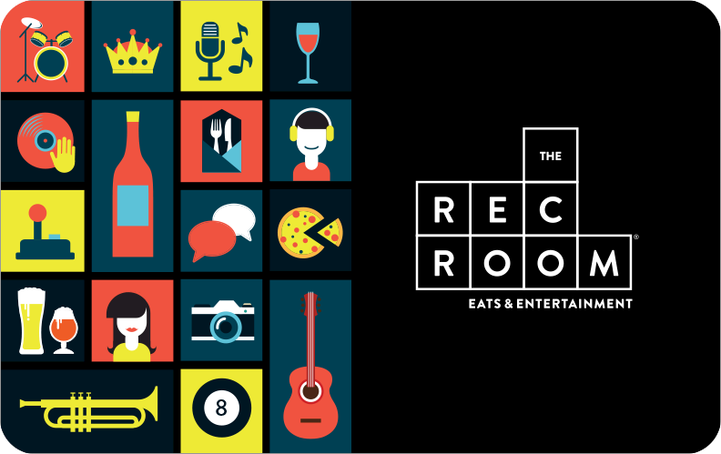 The Rec Room Online Gift Card (Electronic Delivery) - Coincards.ca